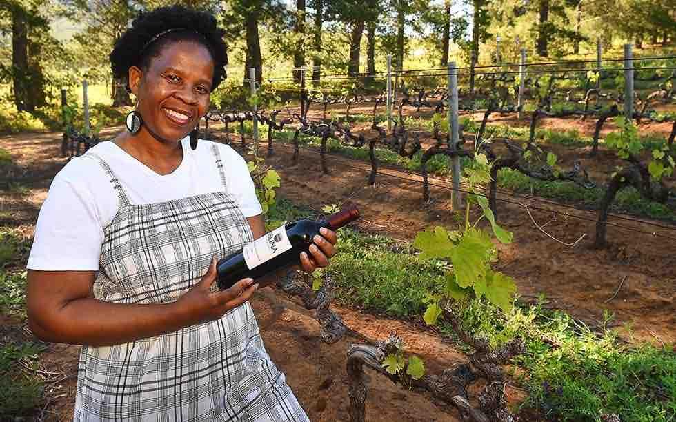 Lady with Wine